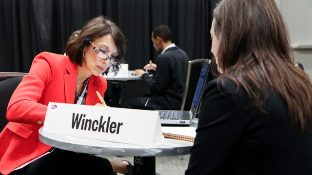 SXSW EDU 2017 Mentor, Kate Winckler, ARP. Photo by Benedict Jones.