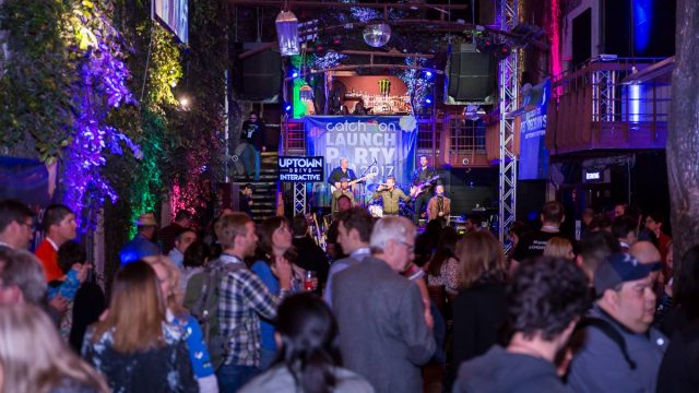 CatchOn Launch Party at Cedar Street Courtyard.