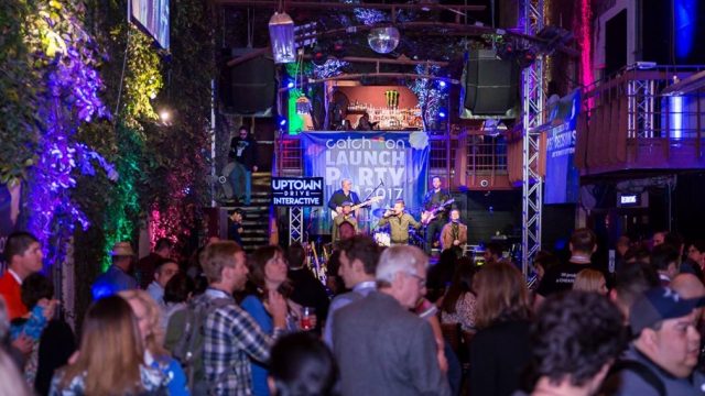 CatchOn Launch Party at Cedar Street Courtyard.
