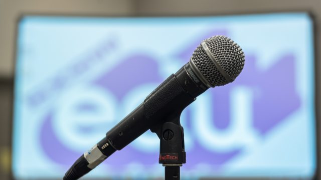 SXSW EDU microphone.