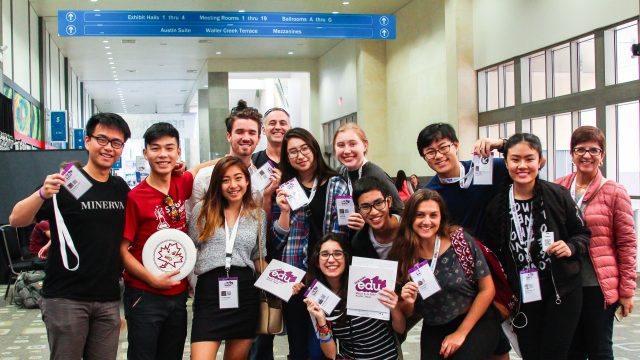 SXSW EDU 2017 Attendees in the Austin Convention Center.