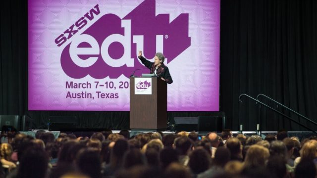 Dr. Temple Grandin 2016 SXSWedu keynote. Photo by Rob Santos