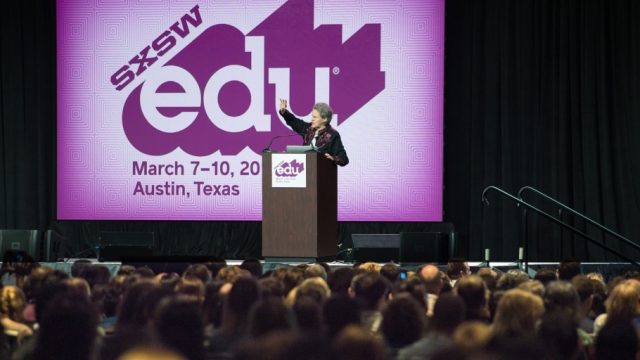 Dr. Temple Grandin 2016 SXSWedu keynote. Photo by Rob Santos