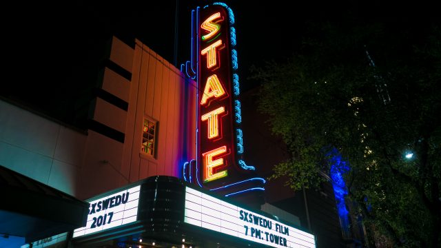 SXSW EDU 2017 Tower Film Screening at Stateside Theatre, Austin, TX. Photo by Steven Snow.