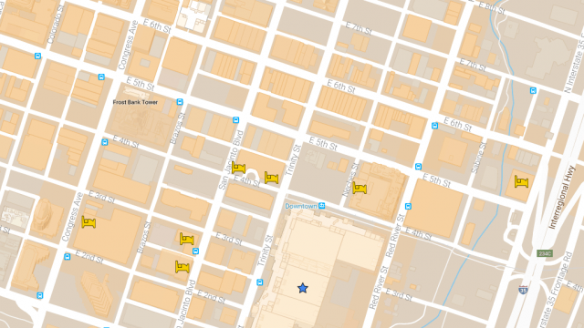 EDU Hotel Map