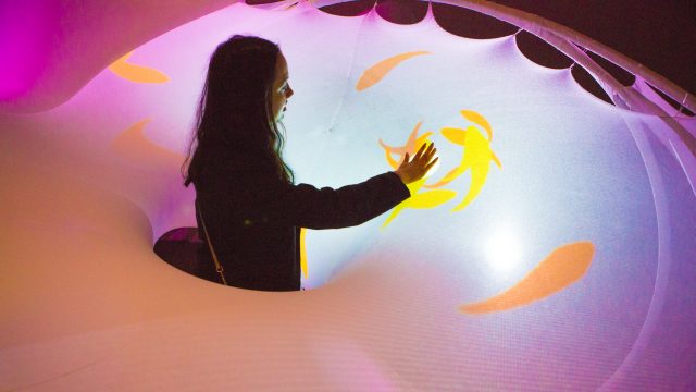 Social Sensory Architectures Lounge participate at SXSW EDU 2017. Photo by Akash Kataria.