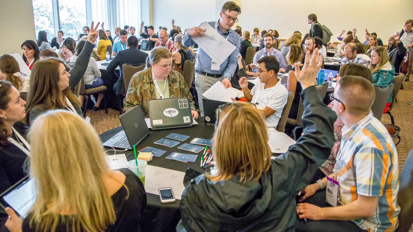 SXSW EDU 2017 workshop session, Design Your Own Learning App (in Just 2 Hours!), featuring Jared Crane, Jeff Bergin, Tommy Bishop.