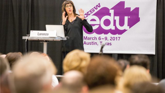 SXSW EDU 2017 Future20 session, Design Thinking as a Core Fundamental in Education, featuring Doreen Lorenzo. Photo by Akash Kataria.