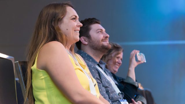 SXSW EDU 2017 attendees during Story Wranglers performance. SXSW EDU 2017 attendees during Story Wranglers performance.