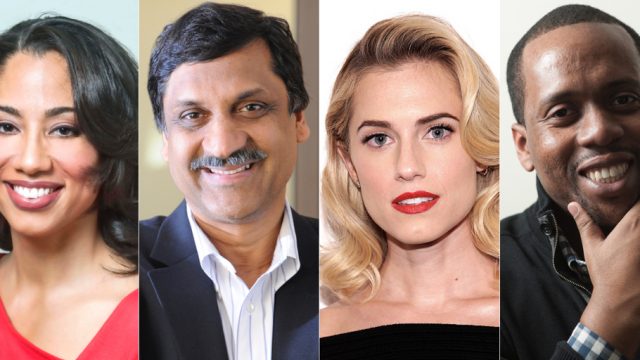SXSW EDU 2018 Featured Speakers: Liz Dozier, Anant Agarwal, Allison Williams and José Luis Vilson.