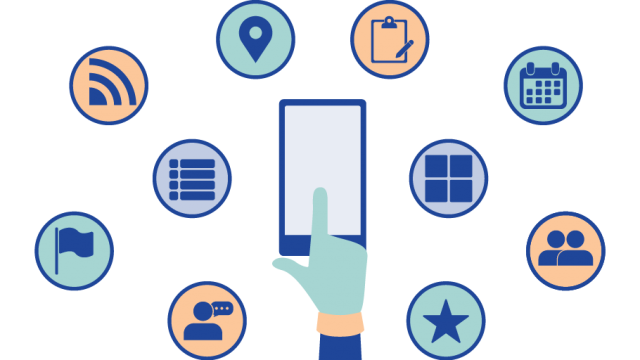 Five Awesome SXSW EDU Mobile App Features - SXSW EDU Mobile App graphic.