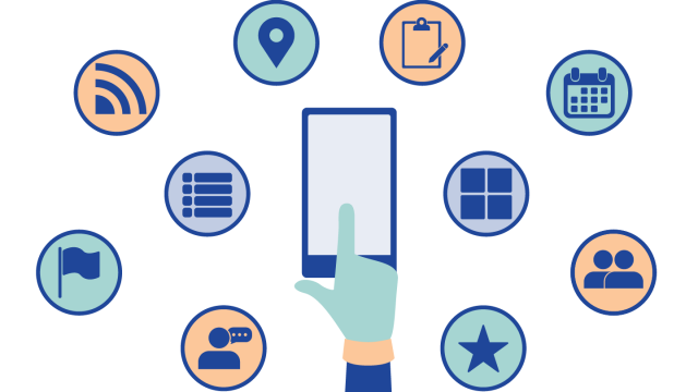Five Awesome SXSW EDU Mobile App Features - SXSW EDU Mobile App graphic.