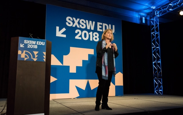 SXSW EDU 2018 Featured Speaker, Karen Cator. Photo by Amanda Stronza.