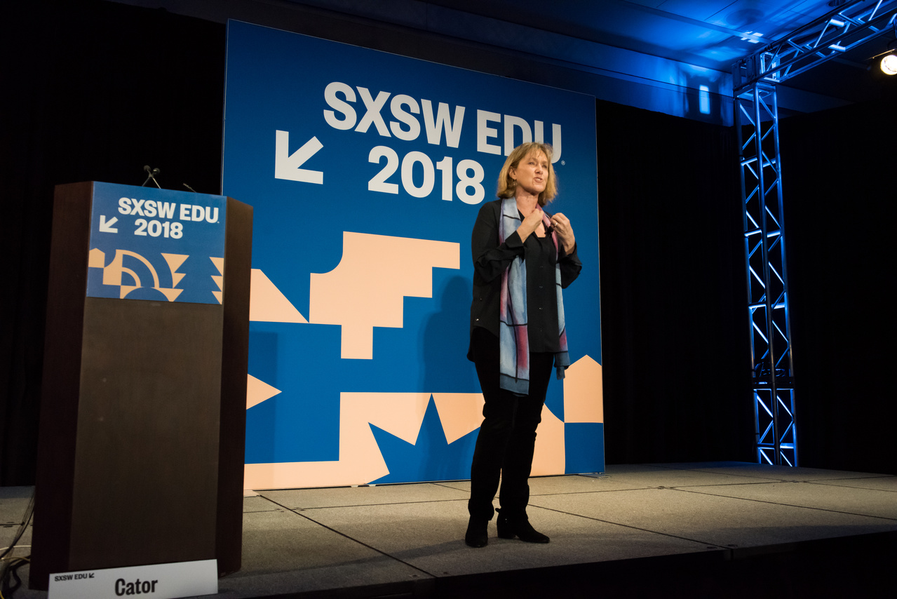 SXSW EDU 2018 Featured Speaker, Karen Cator. Photo by Amanda Stronza.