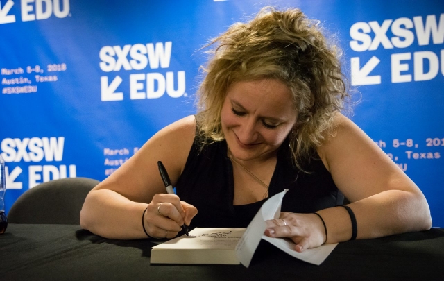SXSW EDU 2018 Keynote, danah boyd Book Signing. Photo By Levin Thompson.