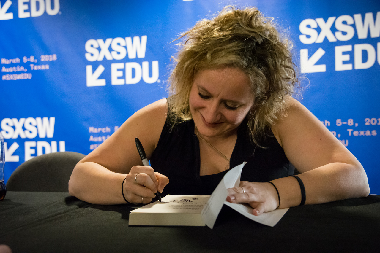 SXSW EDU 2018 Keynote, danah boyd Book Signing. Photo By Levin Thompson.