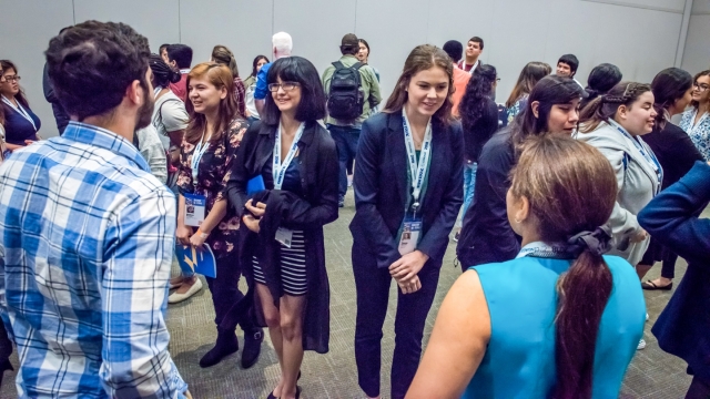 Student Meet Up: Make Friends & Share Ideas at SXSW EDU 2018 – photo by Amanda Stronza.