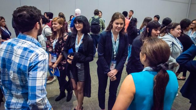 SXSW EDU 2018 Student meet up. Photo by Amanda Stronza.