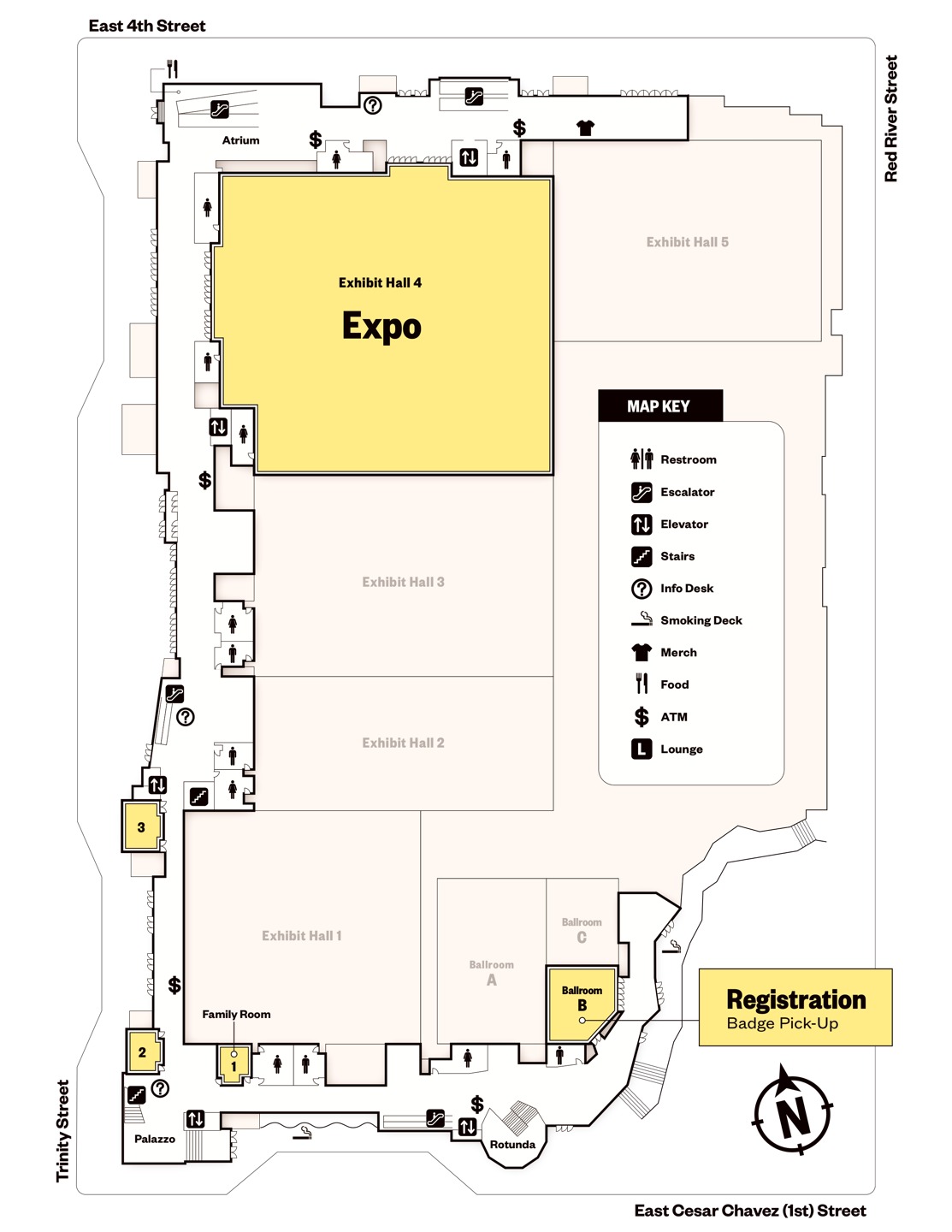 austin convention center map Navigating Sxsw Edu Event Status Boards Maps More Sxsw Edu austin convention center map