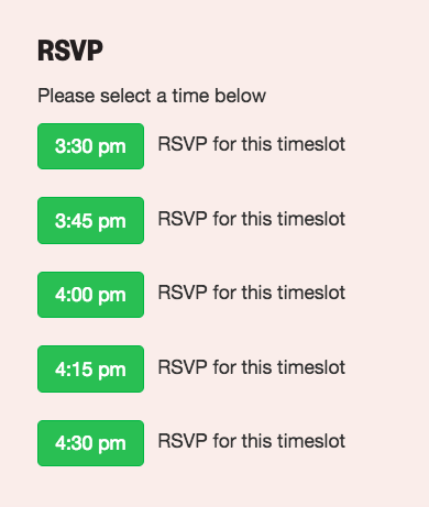 SXSW EDU RSVP in schedule