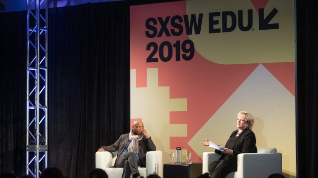 A Gift of Literacy: A Conversation with LeVar Burton and Alicia Levi. Photo by Steve Rogers.