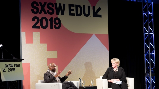 A Gift of Literacy: A Conversation with LeVar Burton and Alicia Levi. Photo by Steve Rogers.