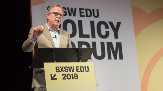 Education’s Tomorrowland featuring Jeb Bush. Photo by Holly Gee.