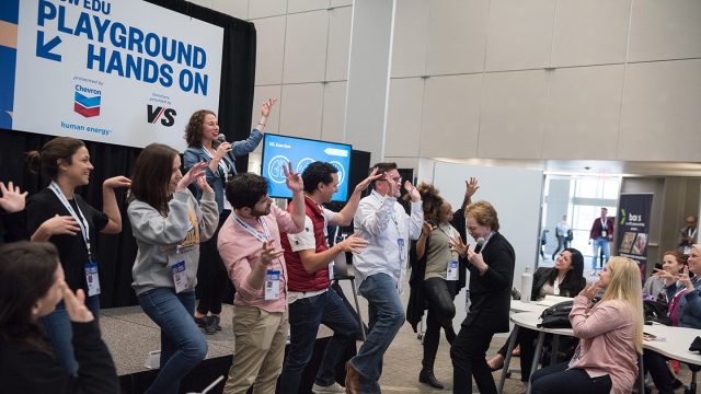 SXSW EDU 2018 Expo Playground Stage photo by Alejandro Mendoza