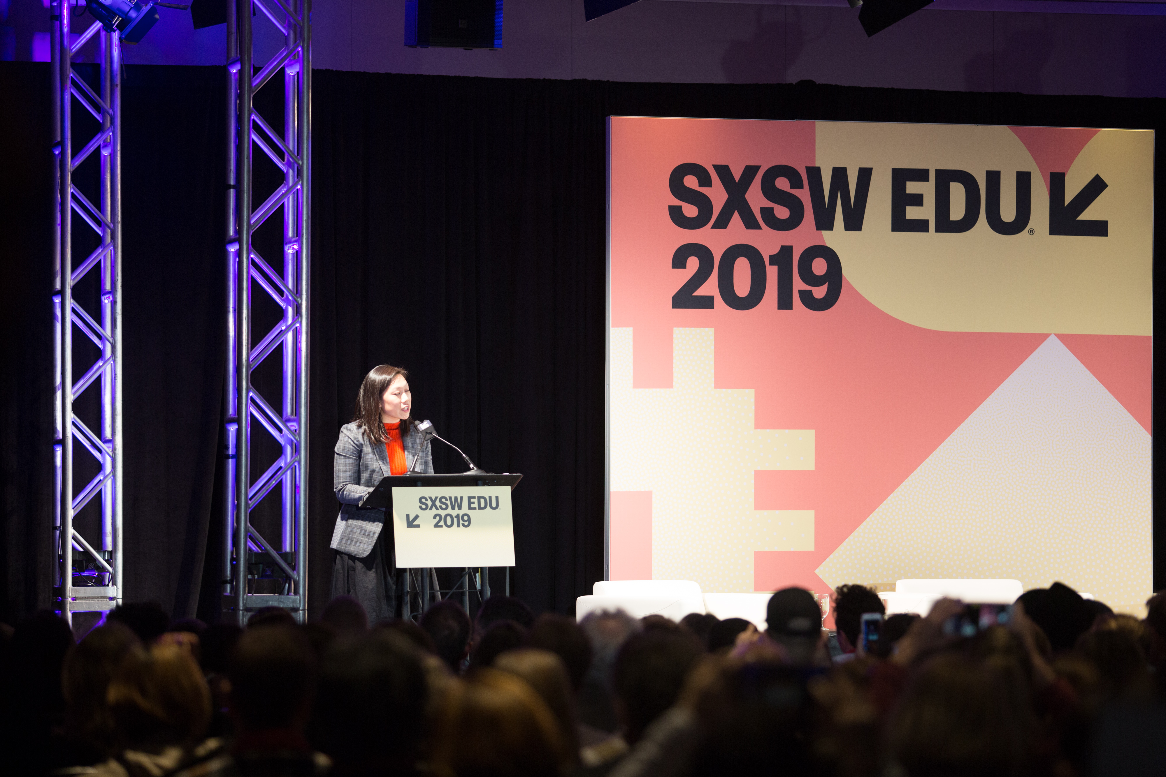 Priscilla Chan Introducing Translating Research into Practice at SXSW EDU 2019. Photo by Sophie Milton.