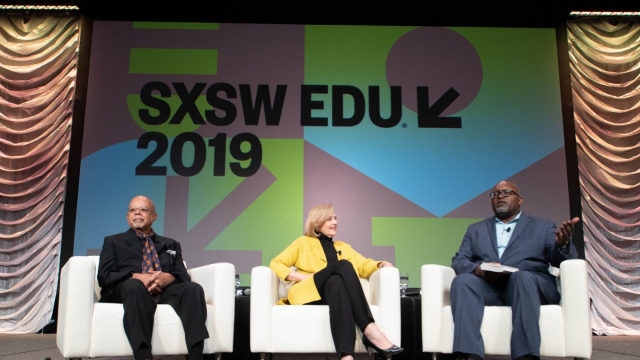 Henry Louis Gates Jr. and Paula Kerger keynote at SXSW EDU, Reconstruction: America After the Civil War. Photo by Alexa Gonzalez.