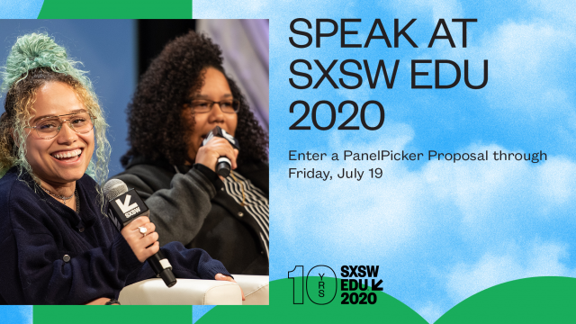 SXSW EDU 2020 PanelPicker Twitter Card