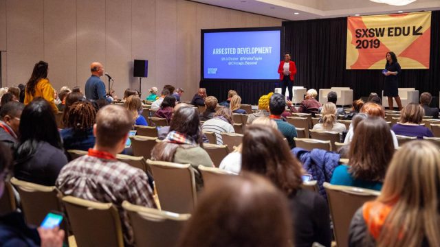 SXSW EDU 2019 session, Arrested Development: Children, Trauma, & School.