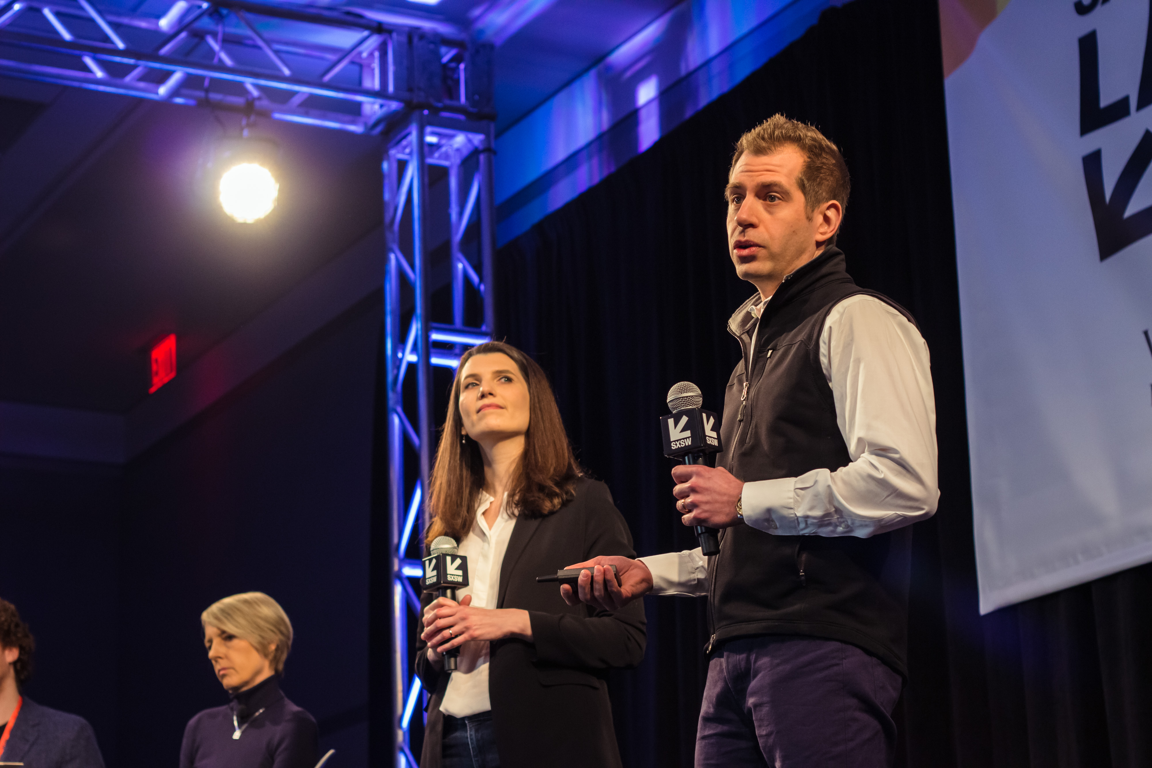 Nick Ducoff & Sabrina Manville Launch pitch at SXSW EDU 2019.