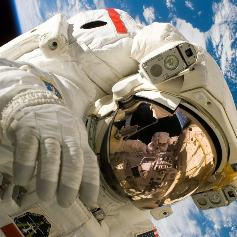 astronaut in space