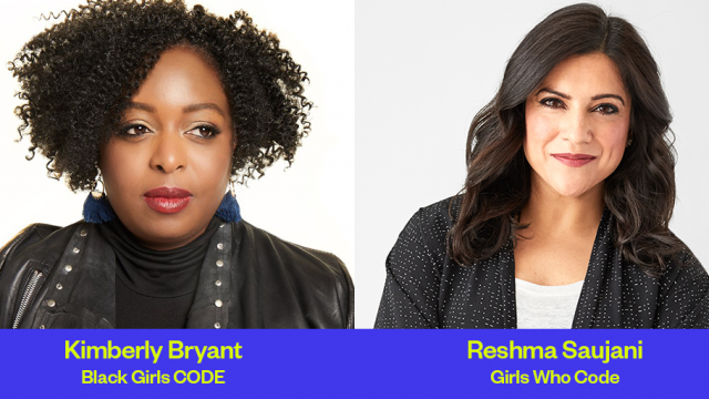 Kimberly Bryant and Reshma Saujani