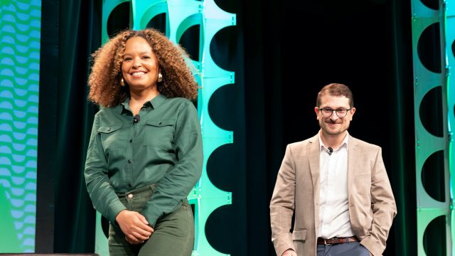 Antonia Hylton and Mike Hiixenbaugh – SXSW EDU 2022 – Photo by Steve Rogers