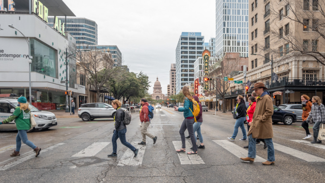 Downtown Austin Walking Tour - SXSW EDU 2022 - Photo by Anthony Moreno