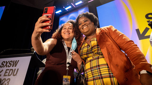 Empowering College Hopefuls Through YouTube - SXSW EDU 2023 - Photo by Caleb Pickens