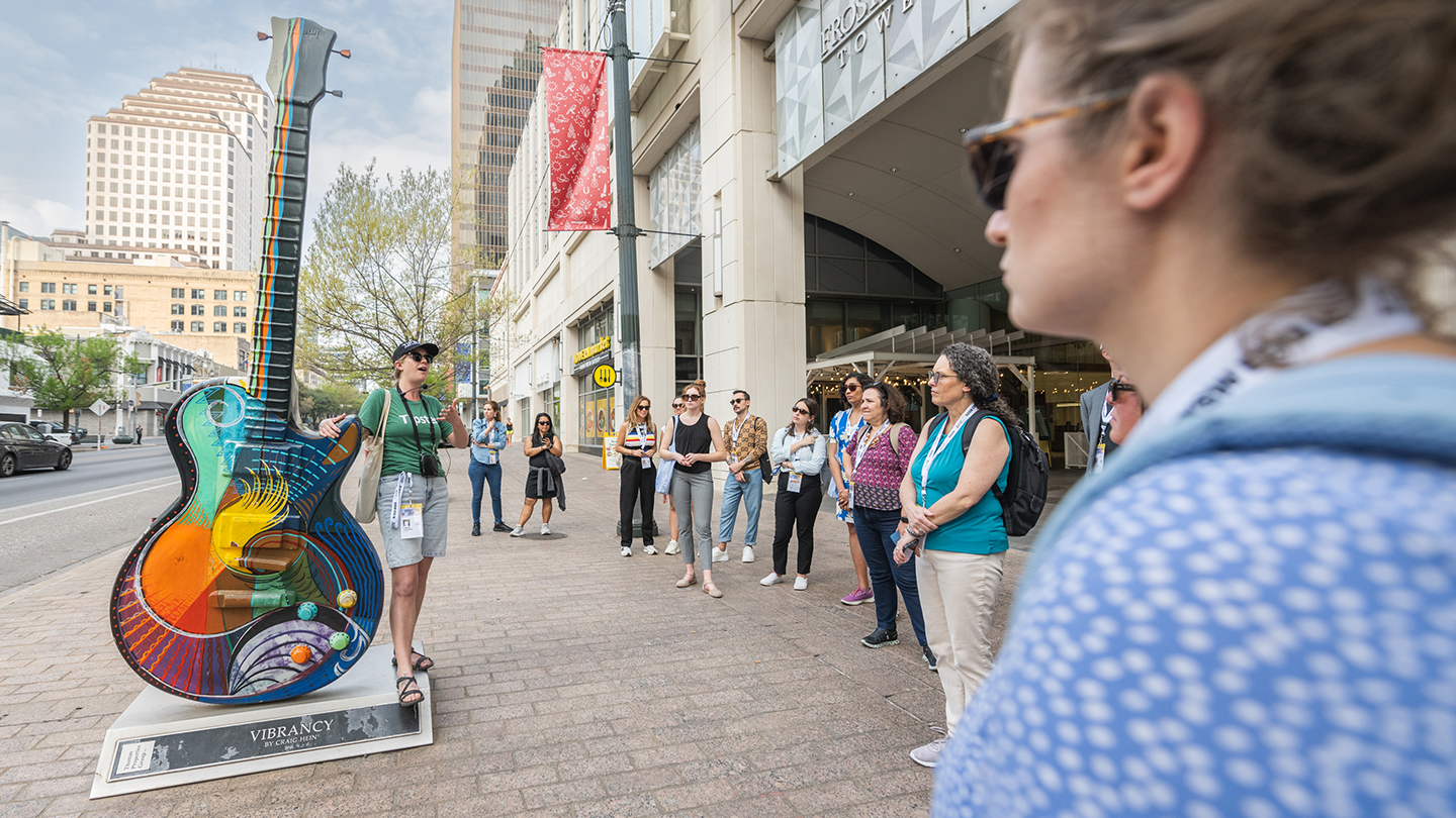 Austin Music Walking Tour - SXSW EDU 2023 - Photo by Tico Mendoza